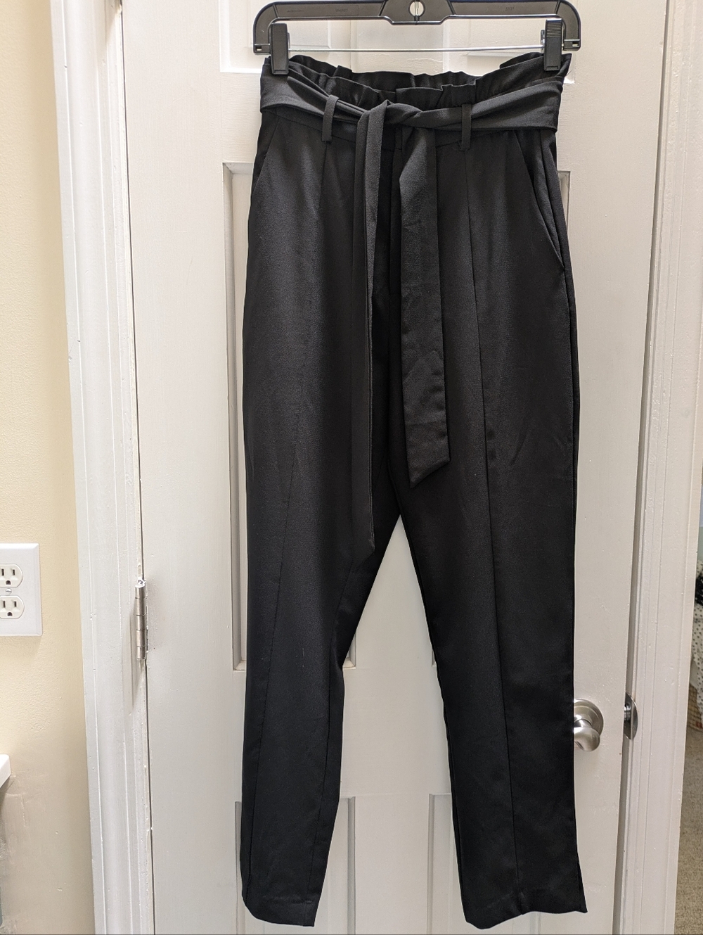 The Impeccable Pig Paper Bag Black Pants